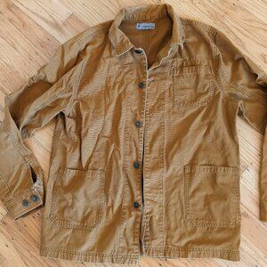 Chore Jacket - Tan Lightweight Canvas - Men’s Size M - Charles And A Half
